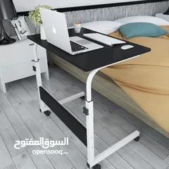  2 مكتب طلابي عملي ومتنقل بترتيب عصري!سطح واسع بيساع لابتوب + كتب + أدوات مدرسية  عجلات قوية