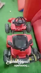  2 سيارة اطفال شحن مع ريموت