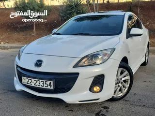  5 مازدا 3 زوووم موديل 2013 فل كامل مع الفتحه بأعلى صنف ومواصفات من فئتها  MAZDA 3 ZOOM MODEL 2013
