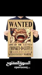  2 New Anime One Piece Luffy 3 Billion Bounty Wanted Posters