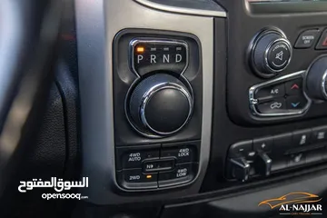  18 Dodge Ram Big horn 2019 gasoline   البكب بحالة الوكالة و قطع مسافة 51,000 ميل فقط