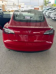  4 تسلا مودل 3 موديل 2020 لون خمري للبيع بسعر مغري