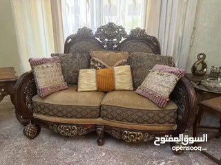  2 غرفة ضيوف وسفرة مستعمل للبيع