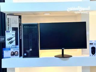  1 عرض نار كمبيوترات امريكيه كامله شاشات 24 جديده بلكرتونه بمواصفات قويه جدا وبسعر مغري