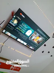  4 شاشه ماجيك اسمارت صلاة النبي وكاله 43 بوصه ولا خشط مع اغراضه