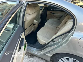  4 هوندا سيفيك LXI 2006 اتوماتيك  فحص 4جيد  ممشى قليل 136 الف