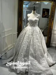  1 فستان عروس ابيض