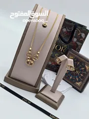  41 اكسسوار سلسال مع الحلق ماركات لويس فيتون وكارتير وديور وفالنتينو جميع الباراندات ماستر كوالتي