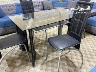  10 طقمين كنب وطاولة سفرة ومرجيحة