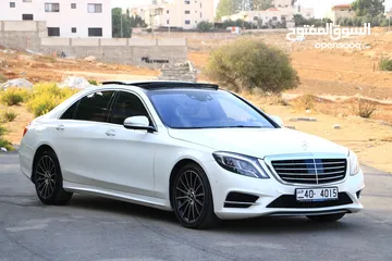  1 مرسيدس s350 2014 بنزين بحالة الوكاله