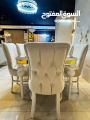  3 طاولة سفرة 8 كراسي بسعر مغري