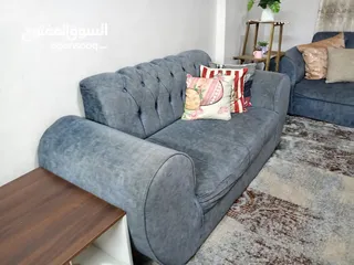  2 كنب للبيع مستعمل نظيف