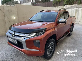  3 Mitsubishi L200 sportero 2022 MARK1 فحص كامل فل بصمة جلد شاشة