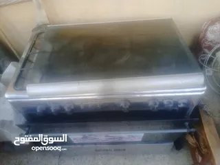  6 غاز وفرن مستعمل بسعر. مغري بحاله جيده النوع national green
