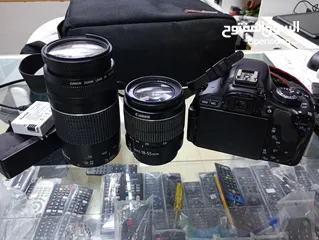  1 Canon 600D with 75-300mm lens