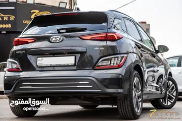  3 Hyundai kona 2022 Full electric   السيارة وارد و كفالة الشركة و قطعت مسافة 15,000 كم فقط