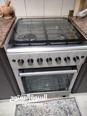  4 Stainless Steel 4 burner Cooker/Stove Oven. 60 x 60