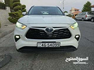  21 تويوتا هايلاندر 2020 هايبرد فحص كامل XLE فل كامل مع فتحه جمرك جديد بحالة الوكاله بسعر مغري