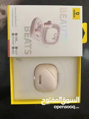  1 Brand New Baseus Beauty Beats Earbuds. Never used! Great condition! Pink Colour!