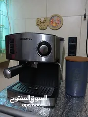  1 ماكينة صنع قهوة اسبريسو، كبوتشينو، ماكياتو