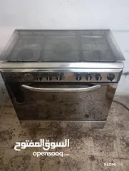 3 فرن غاز استعمال خفيف نظيف مع كفاله