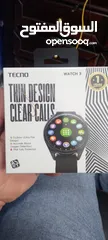  2 ساعتين Tecno watch 3 جديد بجلاتين