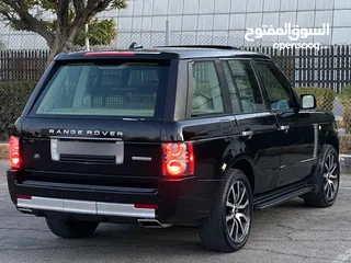  7 رنج روفر موديل 2006 محوّل 2012 Autobiography لون اسود مالك ثاني فل كامل بحال الوكالة للبيع .