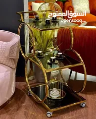  1 ,طاولات معدن بلور طباعه