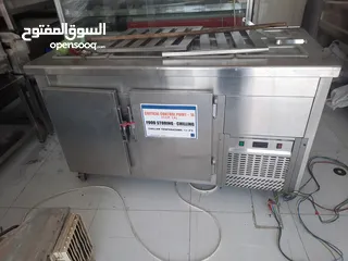  8 Ice cream machine Roll and fridge for sale ,, مكينة الآيس كريم رول البيع