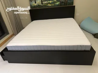  1 IKEA Bedframe and verstmarka mattress