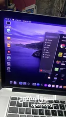  2 ماك بوك برو مستعمل الجهاز فخم باللون الفضي macbook pro