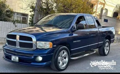  4 دودج رام 2005 فل الفل ما شاء الله عليه لون ازرق ، هيمي 6 ركاب ماتور 5700 فحص 4 جيد ضربات خفيفة بودي