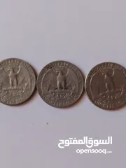  6 3قطع QUARTER DOLLAR