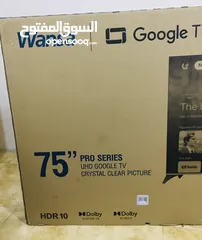  6 تلفزيون 75 بوصة ونسا اندرويد سمارت 4k 5G