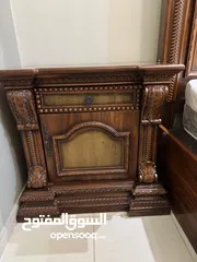  5 full wooden bedroom set / غرفه نوم ملكيه خشبيه