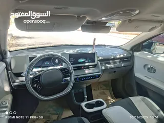  9 سياره موديل 2022 ايونك 5 كهربائيه لون اسود ميتاليك دفع رباعي اكبر بطاريه تمشي فوق 550 كيلو سبعه جيد