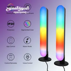  9 اضاءة فانتيك تابعة للموسيقى سمارت تعمل على البرنامج او مع اليكسا Fantech LA1AAL Ambient Light