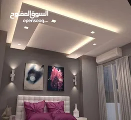  22 تنفيذ اعمال الديكور الداخلي جبسمبورد وجبص البلدي واسمنت بورد وفرسلينج وبيفيسي وبديل الرخام والفوم