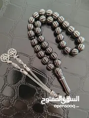  2 Black Amber Erzurum Oltu rosary