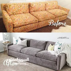  10 SOFS UPHOLSTERY/ FABRIC CHANGING