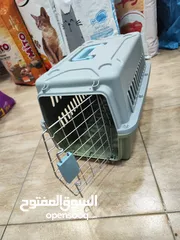  2 بوكس نقل قطط و كلاب مني أهميته ، للحفاظ على قطتك من الهروب و الراحة فيه عند التنقل