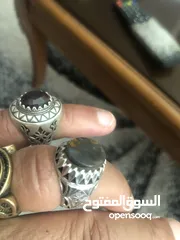  25 خواتم فضه 925 عدد 4 للبيع قياس 20 22و21 بسعر مغررررري