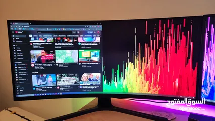  2 xiaomi mi Curved 34 inch VA panel  ultrawide curved monitor 144hz