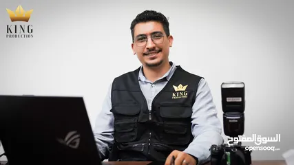 1 مصوّر ومونتير محترف  تصوير بودكاست وريلز بأحدث المعدات  Video Editor & Videographer