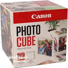  1 Canon Photo Cube / ورق صور لامع 40 ورقة