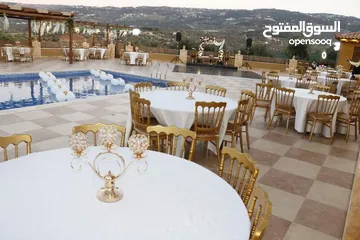  9 كوشة خمرية مستطيلة بتنسيق ورود مميزة مع كامل اكسسوراتها