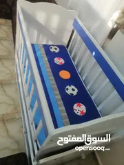  5 سرير للأطفال هزاز خشب تركي ثقيل ممتاز