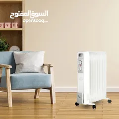  6 دفاية زيت من شركة MIDEA الاصليه