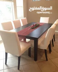  1 طاولة سفرة ايكيا