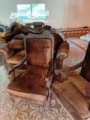  6 طقم كنب مستعم بس نظيف وكثير مشالله